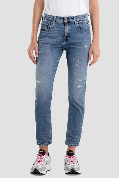 REPLAY DAMEN MARTY TAPERED-FIT JEANS