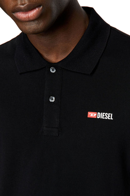 Diesel Herren Poloshirt mit High Density-Logo-Print