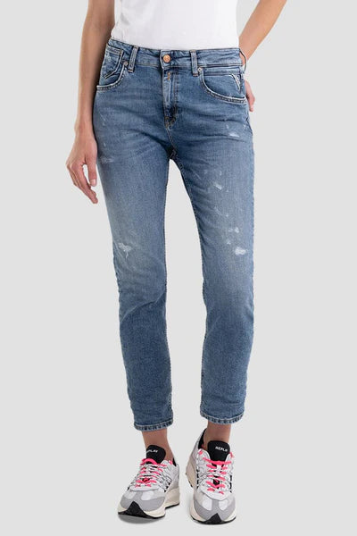 REPLAY DAMEN MARTY TAPERED-FIT JEANS