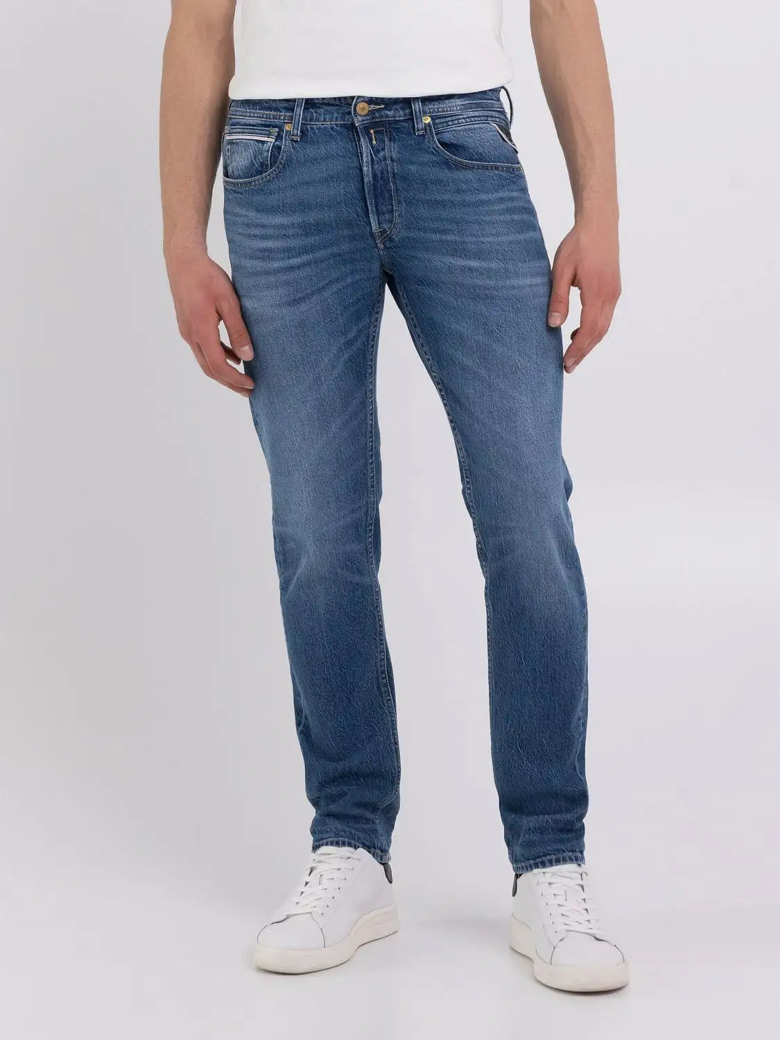 REPLAY HERREN STRAIGHT FIT JEANS GROVER