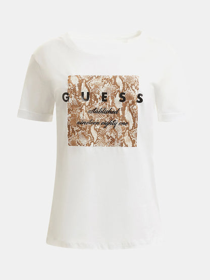 Damen Guess T-Shirt mit Frontprint