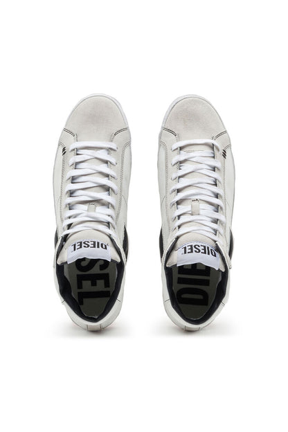 Diesel Herren S-Leroji Mid - High Top-Sneakers aus Leder mit D-Logo