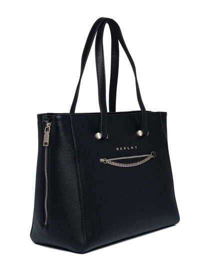 Replay Damen Shopping Bag Black