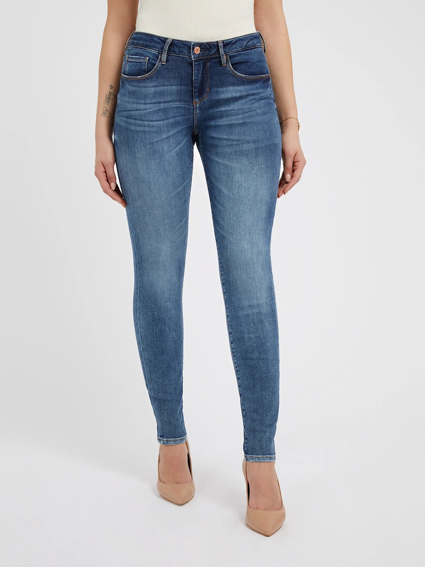 Guess Damen Skinny fit Jeans Anette